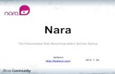 Nara - Personalized Web Recommendation Service Quick Review