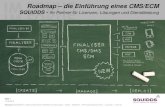Roadmap - die Einführung eines CMS/ECM