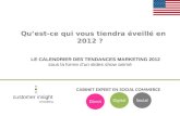Presentation du cahier de tendances marketing 2012