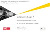 EY barometer van de belgische attractiveness part 1 2013