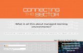 Managed Learning Environments: School Consultation