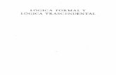 Husserl Edmund - Lógica formal y lógica transcendental.
