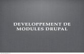 Drupal Meetup - développement de module