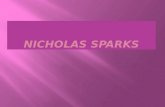 Nuevo presentación de nicholas sparks