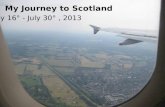 My Journey to Scotland
