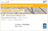 SAP BusinessObjects Forum 2011 - DataServices
