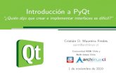 Introducción a PyQt