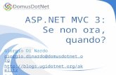 ASP.NET MVC 3: se non ora, quando?