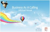 Business as a calling