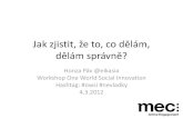 One World Social Innovation Workshop #OWSI verze 2