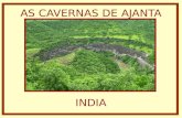As cavernas de Ajanta na India
