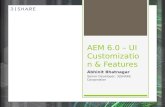 AEM 6.0 - Author UI Customization & Features