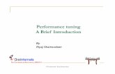 Performance tuning   a quick intoduction