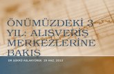 ALISVERIS MERKEZLERI 2014-2016