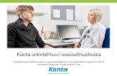 Konstantin Hyppönen: Kanta-arkkitehtuuri sosiaalihuollossa, Kansa KA työpaja 21.8.2014