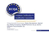 ECQA-yhdistyksen ja sen toiminnan esittely (2012)