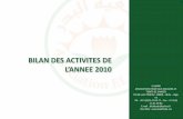 Rapport d'activités 2010