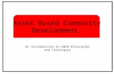 Intro to Asset Based Community Development