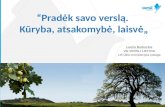 "Versli Lietuva" pristatymas apie verslo formas ir paramą