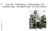 Pengenalan Sistem Informasi Pemasaran "SIP"