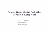 Domain Name Market Evaluation and Policy Development