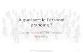 Présentation du concept de Personal Branding aux étudiants