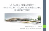 Cyril Titz, directeur de la médiathèque de Méricourt : "Comité d'habitants, la co construction d'un projet de médiathèque"