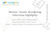 WeGov Bundestag Interview Highlights 2011 @Co:llaboratory
