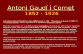 Antoni Gaudi I Cornet