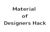 Designers hack