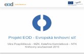 Projekt EOD - Evropská knihovní síť