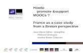 Howto support&promote MOOC