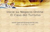Inicie Su Negocio Online El Caso Del Turismo