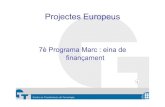 Ctt   FinançAment Europeu