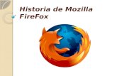 Historia de mozilla fire fox