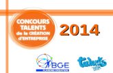 Prix TALENTS 2014 - BGE Flandre Création - Dunkerque (Kursaal)