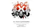 4.2. Terror og kriminalitet