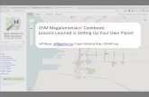 Lessons Learned Setting Up the OSM Stack Workshop SotM US 2013