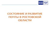 Состояние и развитие почты в Ростовской области