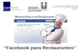 Facebook x Restaurantes