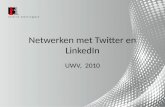Netwerken met Twitter en LinkedIn