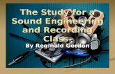 The Study For A Sound Engineering And Recording Class