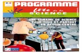 Programme fête de la science 2009