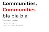 Startup Stage#3 - Communities - Mateusz Tulecki - Cracow Demo Day, InternetBeta