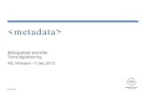 Metadata (Vad är metadata?)