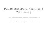 Robert Macey, Department of TPLI: Public Transport, Health and Well-being