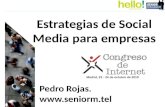 Estrategias Social Media Congreso Web Madrid 23oct2010