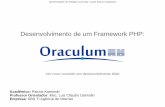 Apresentação do Oraculum Framework (PHP)