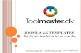 Toolmaster.dk - Joomla templates basis kursus