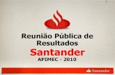 Santander apimec sp